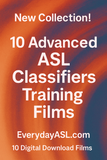 10 Advanced ASL Classifiers Training Films – Complete Collection