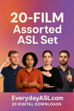 20-FILM Assorted ASL Set - 20 Full Films - Complete Collection - Special Sale