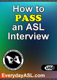 How to Pass an ASL Interview USB Flash Drive with Free Shipping