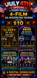 July 4th Advanced ASL Interpreter Training 4-Film Bundle — Digital Downloads — $10 Today Only