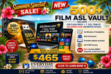 500+ Film ASL Vault USB Flash Drive AND 1-Year Full Access Membership at ASLDiner.com (Copy)