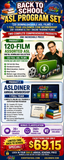 Back to School ASL Program Set: 120 Downloadable ASL Films + 1 Full Year ASLDiner.com Membership (26+ Courses & 260+ Online Training Films)