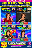 4-Film What Did She Say? ASL Receptive Practice & Translation Set - DIGITAL DOWNLOADS