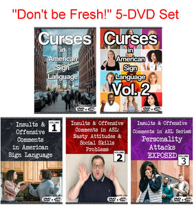 New! "Don't Be Fresh!" 5-DVD Set + FREE S&H