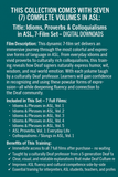 NEW! Idioms, Proverbs & Colloquialisms in ASL, 7-Film Set – DIGITAL DOWNLOADS