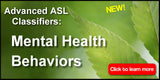 New! Advanced ASL Classifiers: Mental Health Behaviors DVD + Free S&H