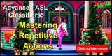 New! Advanced ASL Classifiers: Mastering Repetitive Actions, Vol. 1 USB Flash Drive