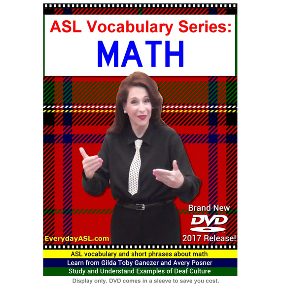 ASL Vocabulary Series: MATH
