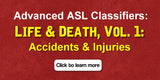 ASL Classifiers: LIFE & DEATH: Accidents & Injuries USB Flash Drive